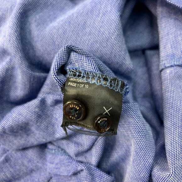 Ted Baker Polo Shirt Mens 4 (US M) SLIM Ocean Heather Cotton Chest Pocket Golf - Picture 9 of 11